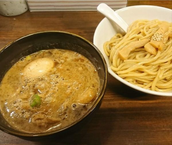 「特製つけ麺」@濃厚つけ麺 茜堂の写真