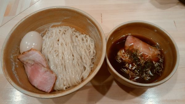 「特製鰹昆布出汁醤油つけ麺¥1050-」@迂直の写真