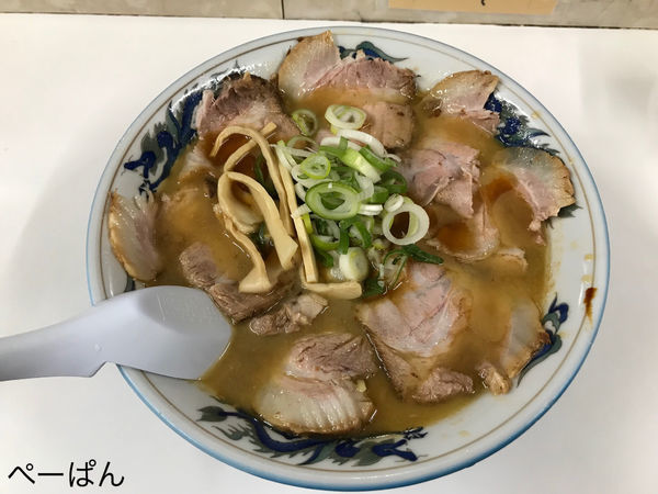 「チャーシューメン（正油）」@元祖北海道旭川ラーメン ぺーぱんの写真