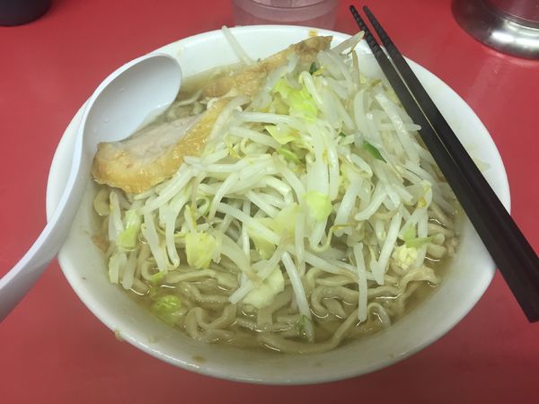 「小ラーメン+ニンニク　700円」@ラーメン二郎 桜台駅前店の写真