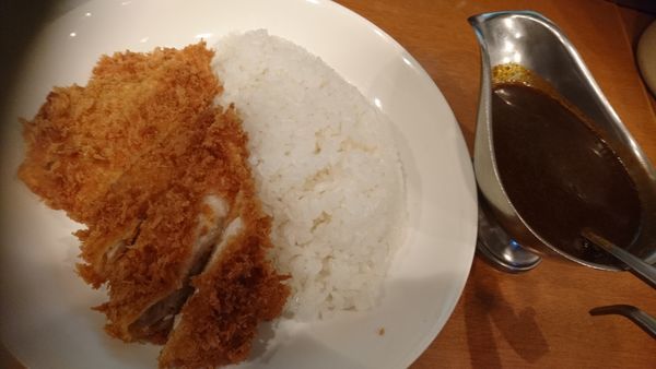 「やわらかチキンカツ（本日のインド風、７９０円）」@ジンコックの写真
