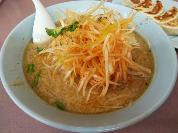 「ねぎみそ　＋餃子：１０円サービス券」@くるまやラーメン 下諏訪店の写真