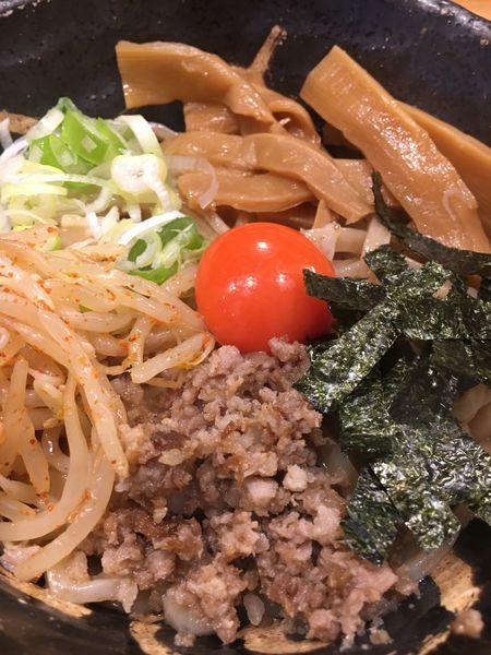 「辛まぜそば¥830」@麺屋 蝉 関大前店の写真