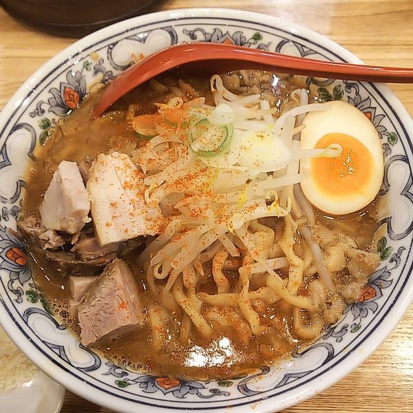 「【限定】麺や七彩リスペクトTOKYO味噌ラーメン江戸甘」@くじら食堂 nonowa東小金井店の写真