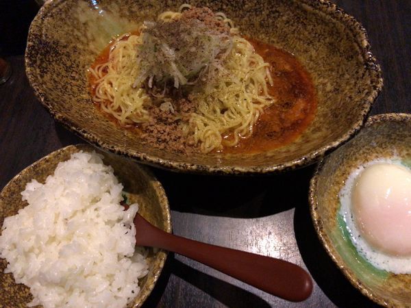 「汁なし担々麺」@中華そば くにまつ 本店の写真