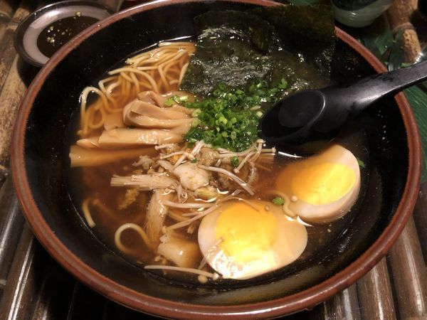 「ホタテラーメン＋つまみ＋芋焼酎」@魚ゼンゾウの写真