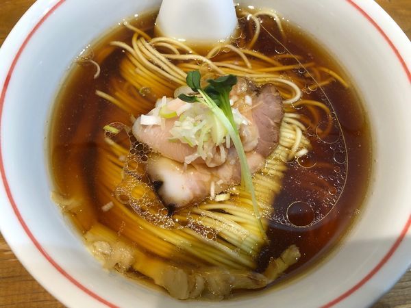 「軍鶏そば800円」@麺尊 RAGEの写真