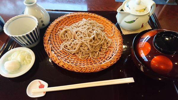 「鴨汁とせいろ(田舎)1680円/1710円税込」@一水庵の写真