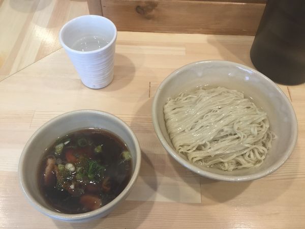 「鰹昆布出汁醤油つけ麺(¥850)」@迂直の写真