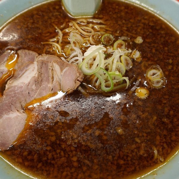 「カレーラーメン（脂多め・麺硬め）750円＋半ネギ丼300円」@ラーメンショップ 西門前店の写真