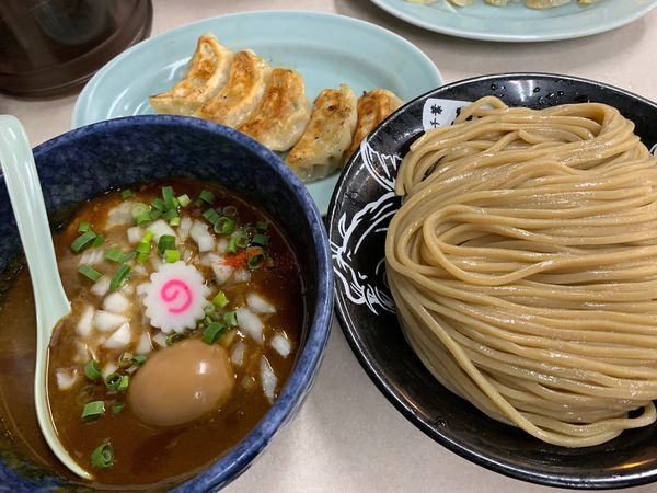 「カレーつけ麺（中盛）味玉と餃子」@東池袋大勝軒 ROZEOの写真