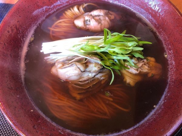 「限定 牡蠣と昆布の磯塩そば (醤油)」@柴崎亭の写真