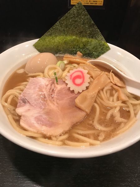 「ラーメン 味玉」@大勝軒 まるいち 新宿東南口店の写真