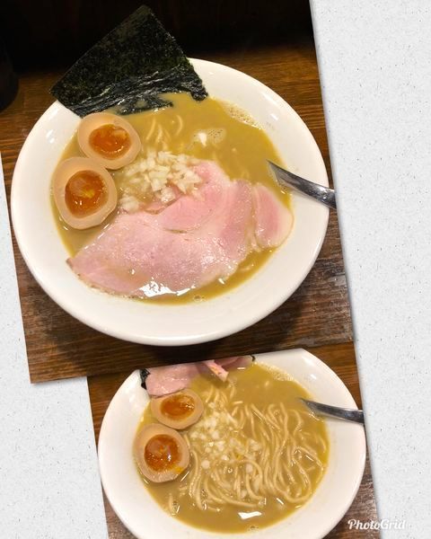 「カキと煮干しのフュージョンらぁ麺 ¥650」@Soupmenの写真