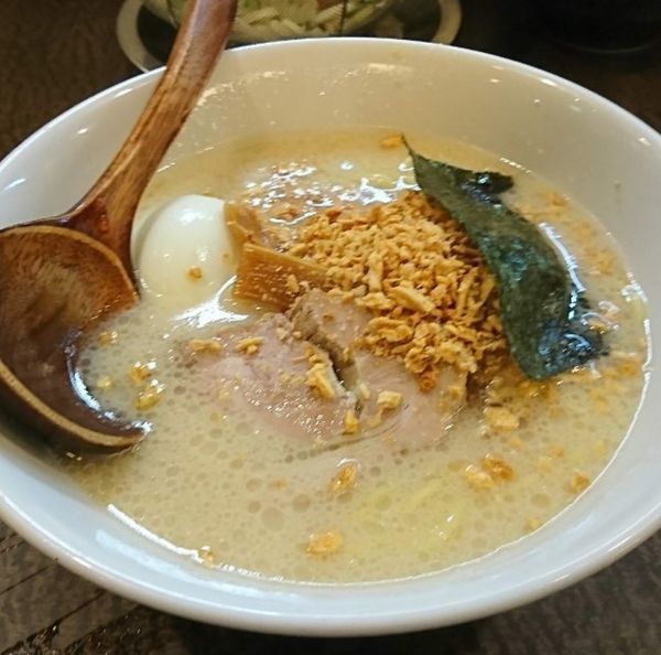 「揚げにんにくらーめん」@一指禅 川越新宿店の写真