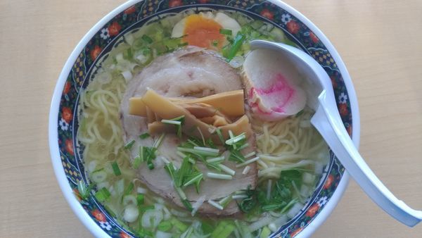 「味彩塩拉麺」@函館麺厨房 あじさい 東武百貨店 池袋店 食の大北海道展の写真