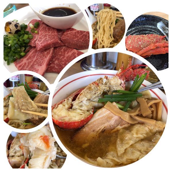 「【新春限定】丸地鶏黄金スープにて海老塩 海老蟹雲呑麺＋α」@MENYA 食い味の道有楽の写真