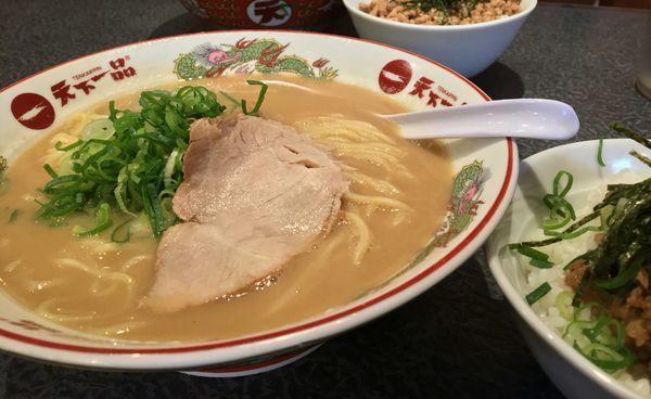「こってり　高菜ご飯」@天下一品 大船店の写真
