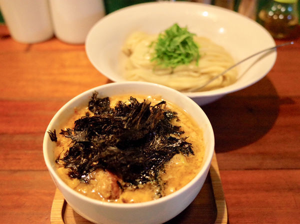 「納豆つけ麺…880円」@ラーメン めろうの写真
