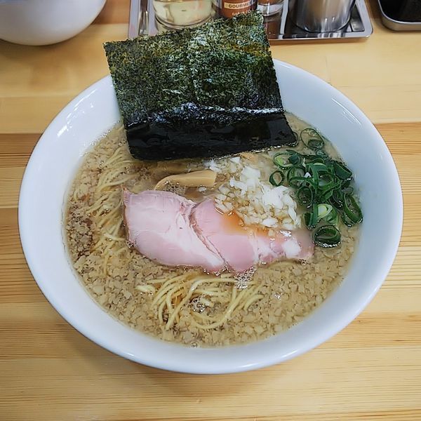 「中華そば＋背脂」@中華そば こてつの写真