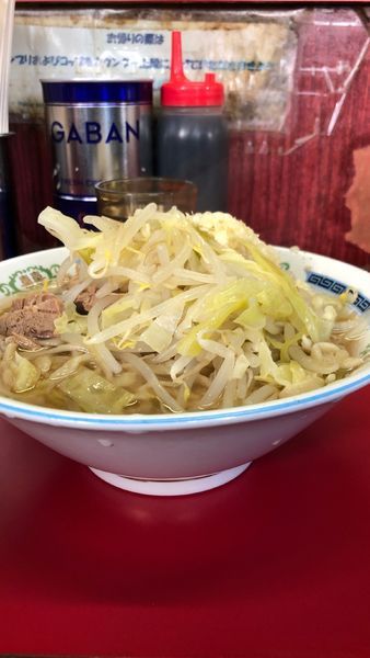 「小ラーメン豚入り」@ラーメン二郎 目黒店の写真