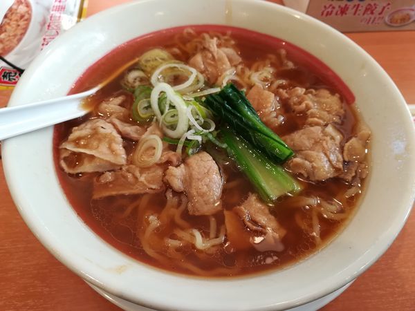 「数量限定年越し肉中華そば大盛り668円」@幸楽苑 鎌倉店の写真