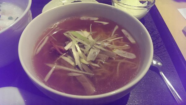 「叉焼ネギそば(トリプルハーフの一品)」@咸亨酒店の写真