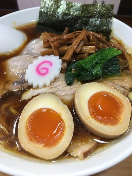 「醤油ラーメン＋味玉」@オランダ軒の写真