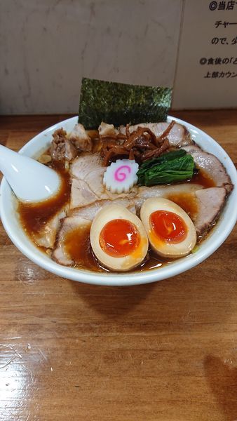 「しょうゆチャーシュー+チャーシュー丼」@オランダ軒の写真