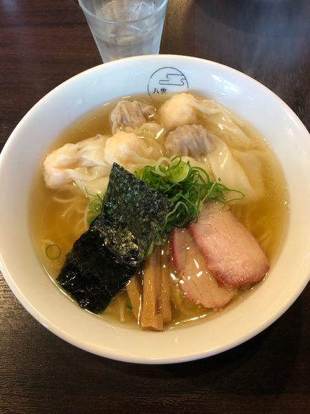 「特製ワンタン麺白だし」@八雲の写真