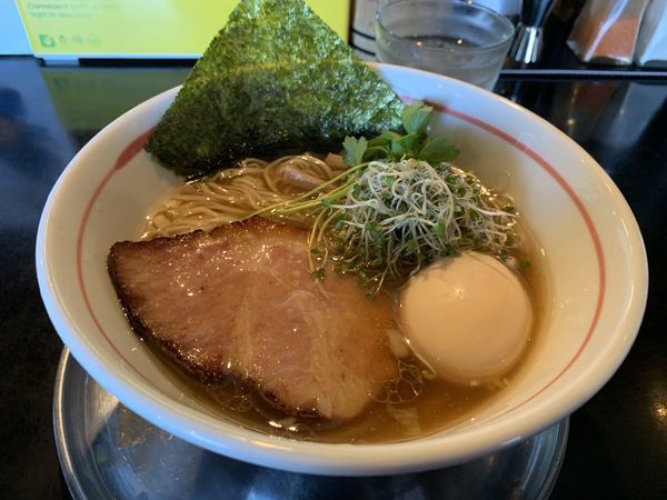 「海苔玉柳麺(醤油）」@麺坊 炗の写真