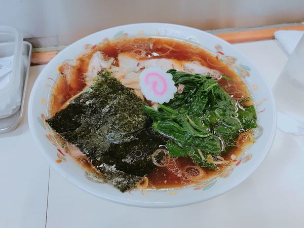 「青島チャーシュー＋茹ホウレン草」@青島食堂 秋葉原店の写真