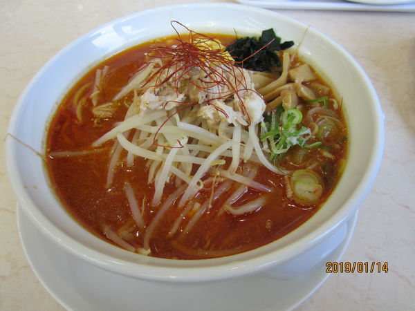 「雷味噌ラーメン８３０円＋税」@らぁ麺 夢のや 連取店の写真