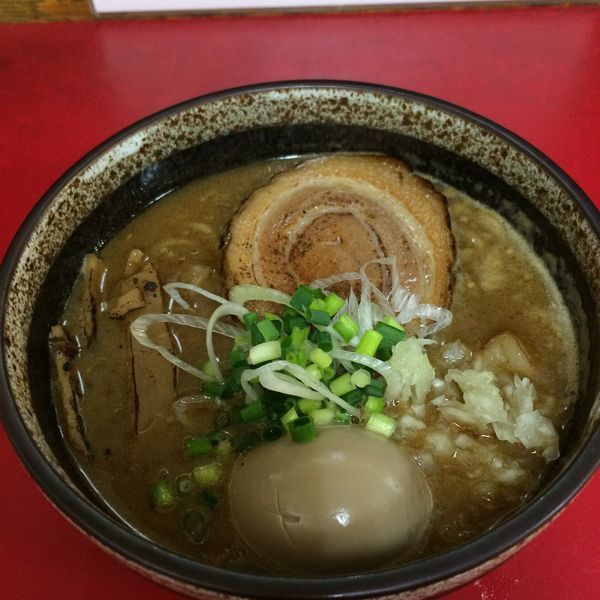 「義匠麺780円➕味玉120円」@自家製麺 義匠 森田製麺所の写真