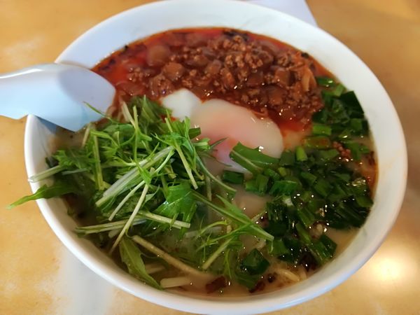 「赤丸ラーメン大盛り907円」@新世 生麦店の写真