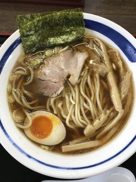 「らーめん中盛太麺（¥730）」@らーめん うさぎやの写真