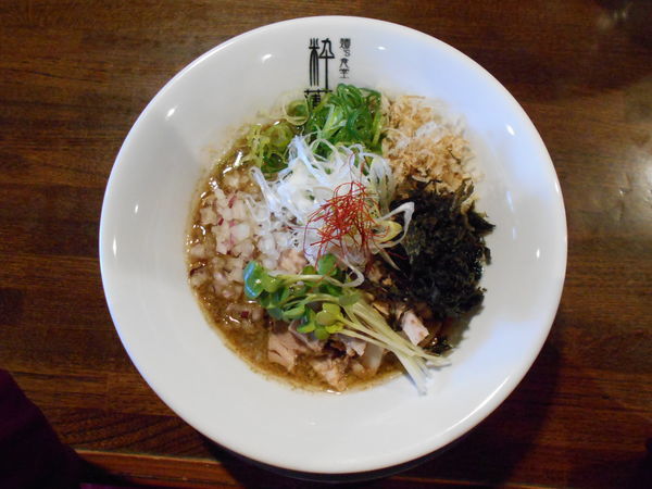 「【気まぐれ限定麺】煮干し混ぜSOBA（〆ちょこっとライス付）」@麺’S食堂 粋蓮の写真
