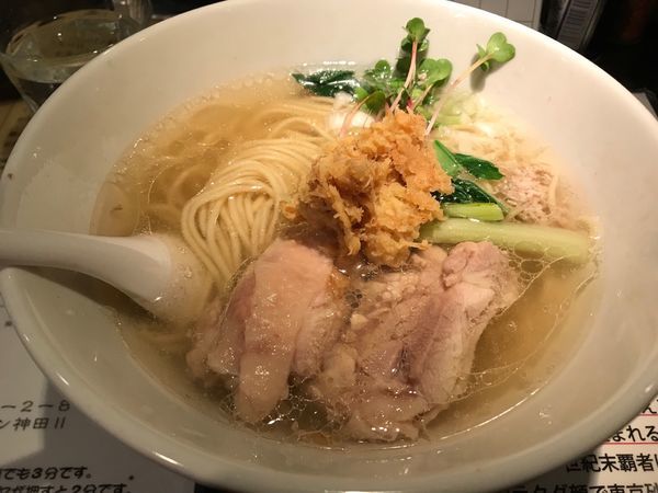 「塩生姜らー麺」@塩生姜らー麺専門店 MANNISHの写真