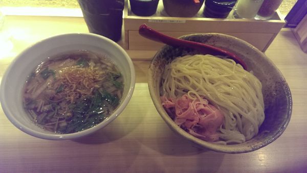 「塩つけめん、大盛」@焼きあご塩らー麺 たかはし 渋谷店の写真