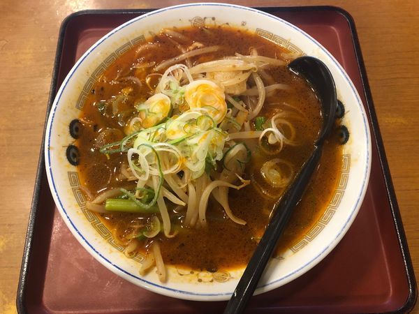 「麻辣ラーメン」@山田うどん食堂 佐野50号バイパス店の写真