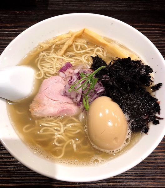 「味玉煮干しそば」@中華そば 向日葵の写真