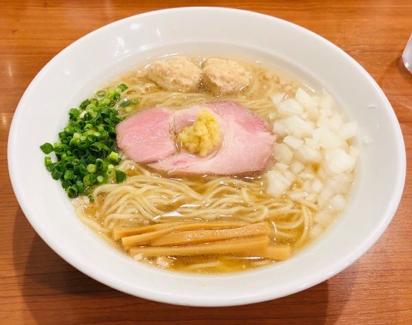 「【冬季限定】 背脂生姜ラーメン （¥900）」@中華そば 七麺鳥の写真