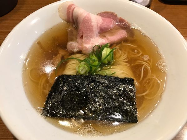 「白ふじそば  680円」@荒町商店中華そば ふじやまの写真