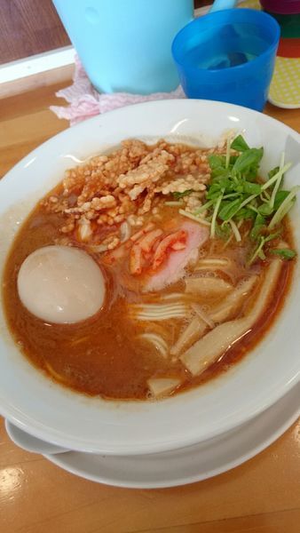 「甘エビ白湯ラーメン   900円」@らーめん食堂 ゆうき屋の写真
