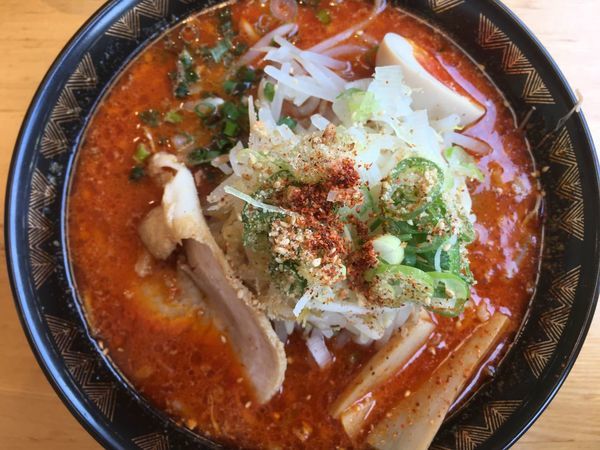 「雷辛味噌らーめん 750円」@大みかラーメン すず家の写真