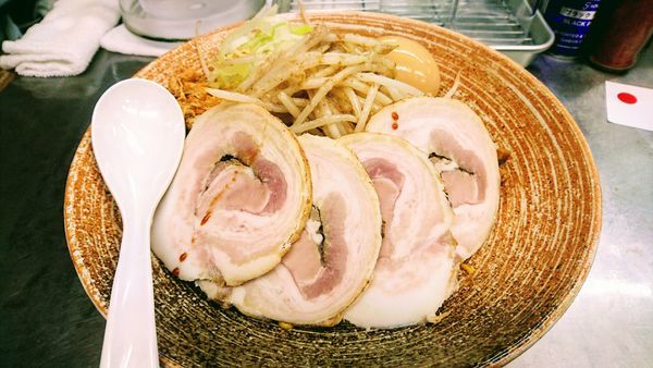 「全部のせまぜそば+生卵(会員証サービス)」@覆麺 智の写真