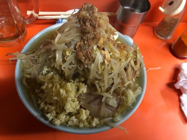 「富士丸ラーメン＋野菜増し＋あぶらまし」@ラーメン富士丸 神谷本店の写真