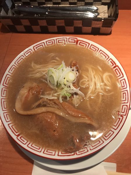 「牡蠣・蟹出汁ラーメン&南高梅ご飯セット1000円」@食堂酒場 Graciaの写真
