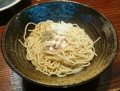 「中華そば+肉2・海老2+替え玉」@中華蕎麦にし乃の写真