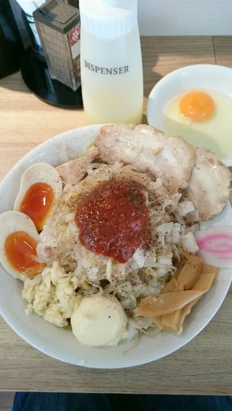 「まぜそば  780円」@麺屋 富味の写真